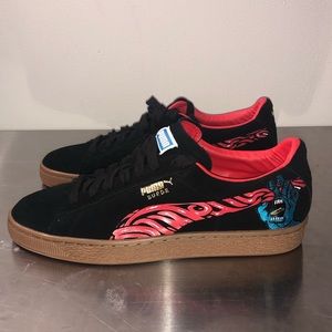 Puma suede x Santa Cruz screaming hand